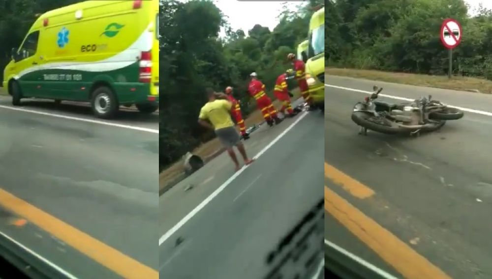 Esse acidente foi na tarde de sexta (15), na entrada do Juncado