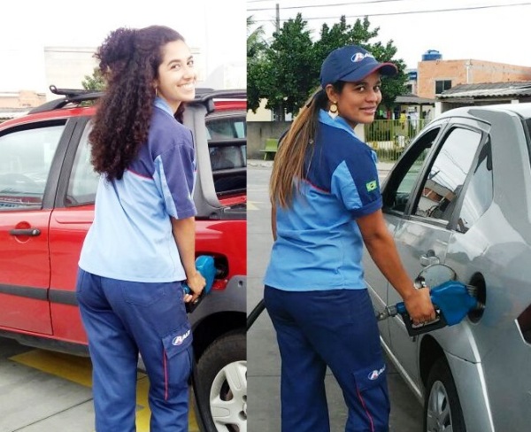 Sabemos trabalhar como homens! ‘Meninas’ do posto arrasam no São José