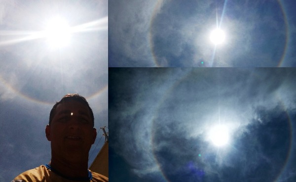 Fim dos tempos? Morador do Aviso faz foto impressionante do sol ao meio-dia