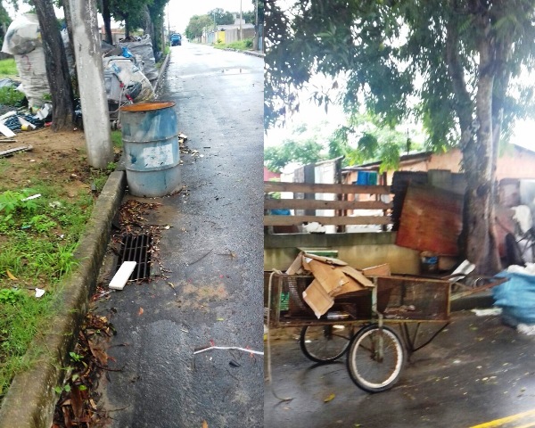 Lixo toma conta de rua no Planalto: Quem pode nos ajudar?