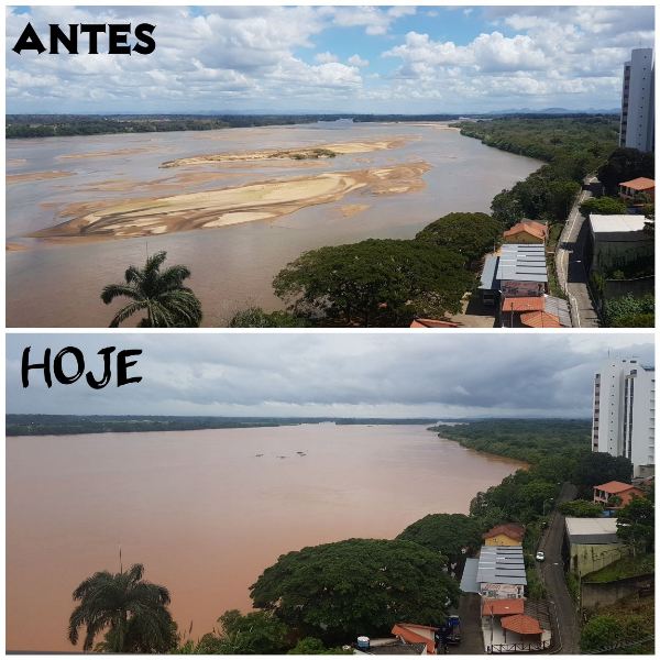 Rio Doce ultrapassa cota de inundação em Linhares