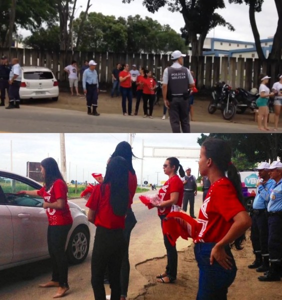 Motoristas são abordados no Aviso. Confira o motivo