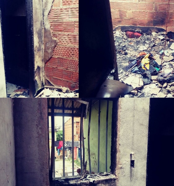 Vamos ajudar a Renata? Ela perdeu quase tudo na casa onde mora de aluguel