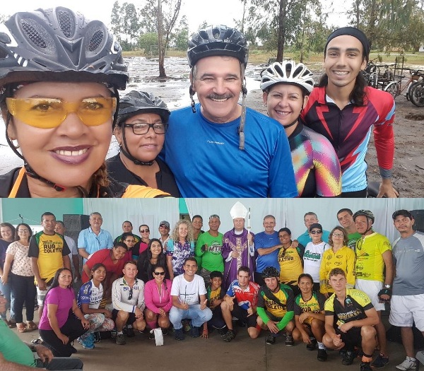 Registro: Até prefeito participou de passeio ciclístico solidário em Linhares