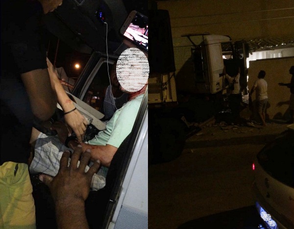 Carreta invade casa e quase provoca tragédia no Linhares V