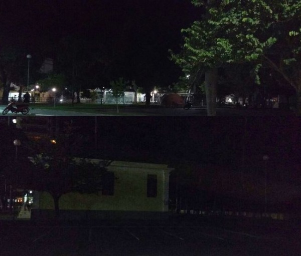 Que escuridão é essa na Praça 22 de Agosto?