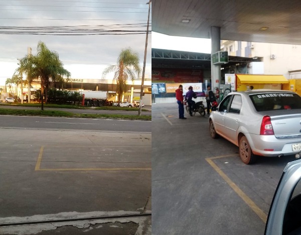 Postos amanhecem com gasolina e sem filas em Linhares. Não abasteçam, pede caminhoneiro