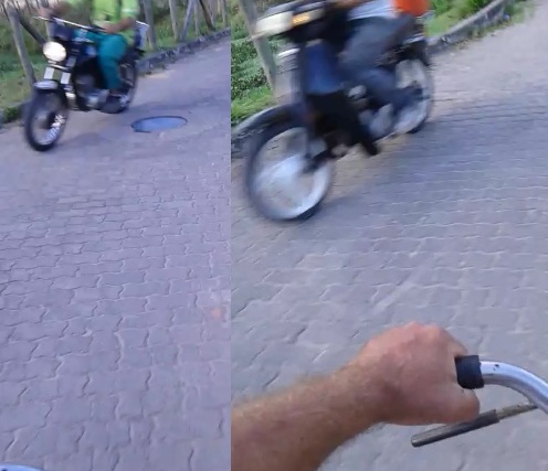 Vídeo: Motos ainda vão atropelar alguém, diz ciclista sobre Linha Verde