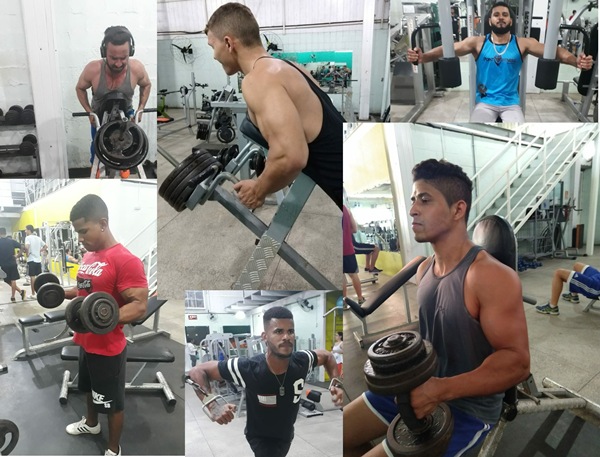 Eles adoram treinar: Veja cenas que registramos em uma academia de Linhares