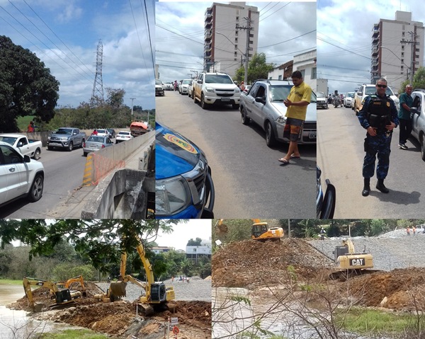 Fotos: Abertura do canal no Rio Pequeno movimenta sábado em Linhares