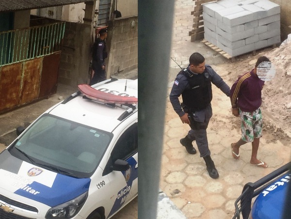 Ação da PM chama a atenção no bairro Aviso