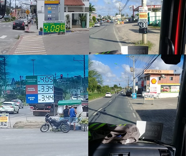 Fotos não são daqui: Motoristas anunciam boicote em postos de combustíveis de Linhares