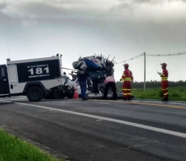 Acidente com vítima fatal na BR-101