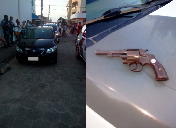 Mãe de PM é assaltada no Centro de Linhares, mas bandidos se dão mal em Bebedouro