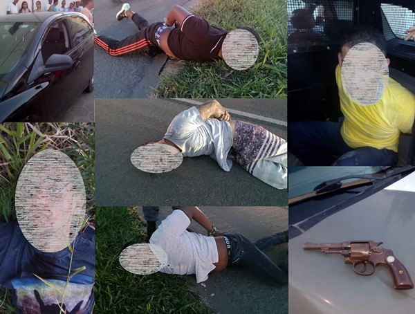 Um suspeito morto, e Macarrão e mais três detidos após assalto em Linhares