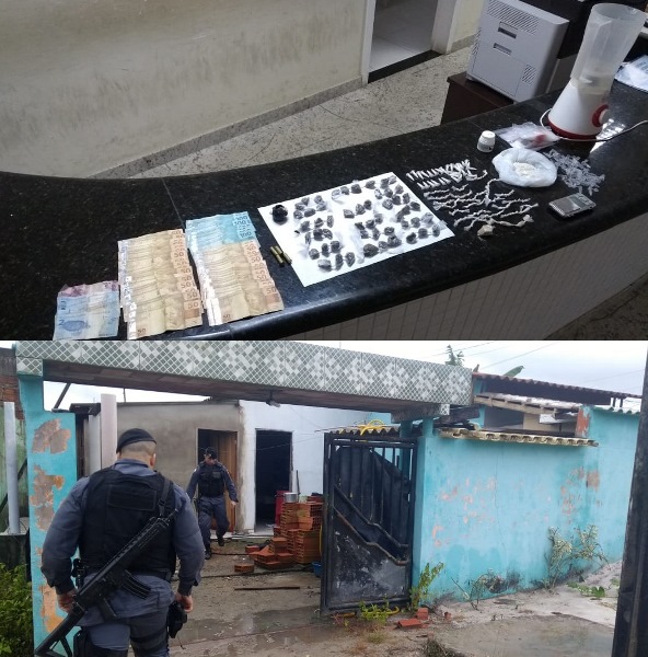 GAT: Esposa de Geilso e mais 3 detidos em Sooretama e Linhares. Drogas e dinheiro apreendidos