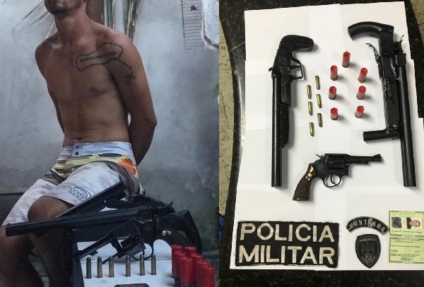 Regência: Homem é detido quando preparava cigarro de maconha