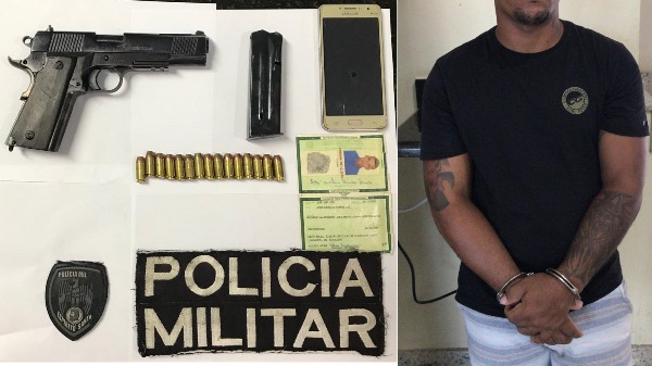 'Tio' é detido com arma de grosso calibre no Planalto