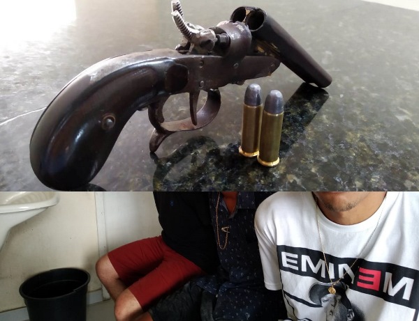 Soldado da PM tem carro fechado e arma apontada para ele no Araçá