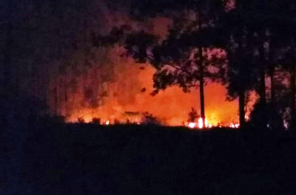 Fio da rede elétrica se rompe e incêndio assusta moradores de Rio Quartel