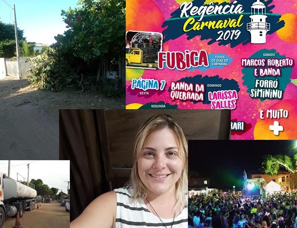 Regência: Falta de água e reclamações por ausência de Larissa Salles na programação