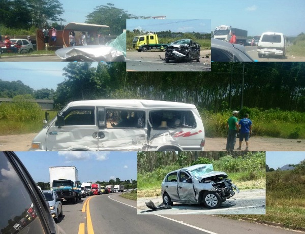 Pista ficou interditada: Acidente com morte na BR-101, em Aracruz