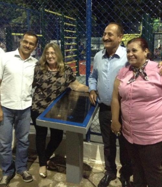 Cenas da inauguração da Academia da Saúde no Interlagos
