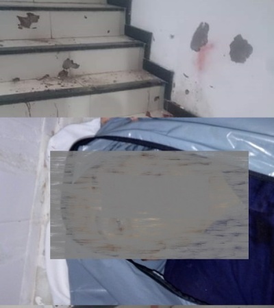 Detalhes da morte de Renan: Escada com sangue mostra que vítima tentou fugir dos assassinos