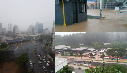 Chuva: Vai para a Vitória ou Vila Velha? Antes veja fotos da manhã de sábado