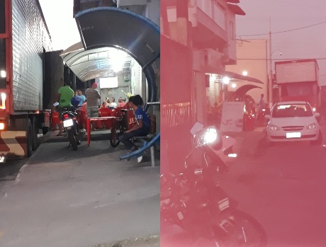 Como passar? Pergunta é de moradora do Palmital, sobre a calçada das fotos