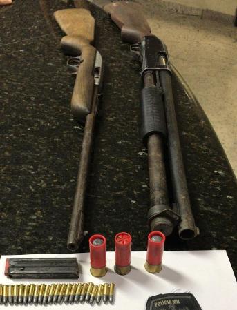 Arma de alto poder de destruição é apreendida no Gaivotas