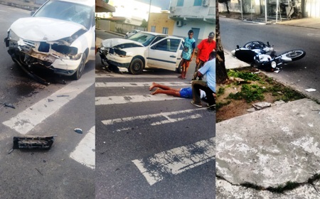 Leitor viu tudo: Motociclista sai ferido de acidente no Interlagos