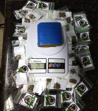 Logística do crime: Maconha com logomarca apreendida no Canivete pela PM de Linhares