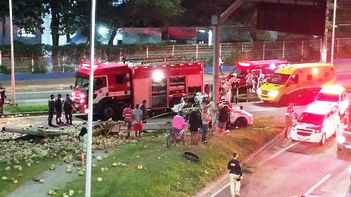 Vídeo: Corpos presos às ferragens, carga espalhada pela pista da BR-101
