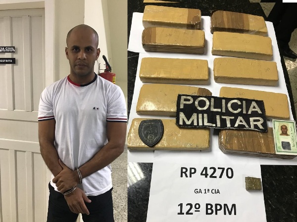 Luan é detido com quase 6kg de maconha no Linhares V