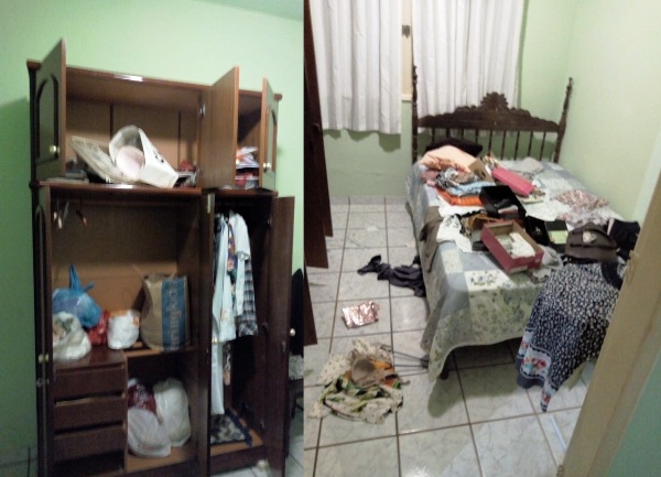 Bandidos arrombam e reviram tudo em residência no interior de Linhares