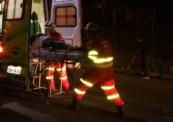 Motociclista sai ferido de acidente na BR-101, em Linhares