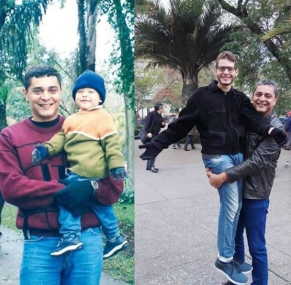 O tempo: Delegado refaz foto com o filho, e chama a atenção de leitora