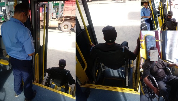 Muito humano, diz passageira ao presenciar embarque de cadeirante em ônibus de Linhares