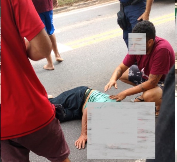 BR-101 em Linhares: Ciclista é atropelado e agoniza no asfalto