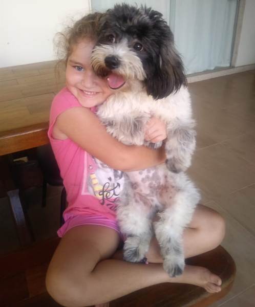 Vapt Vupt: Leitora vê publicação no Au, Au, Miau, e Fred já está com a dona