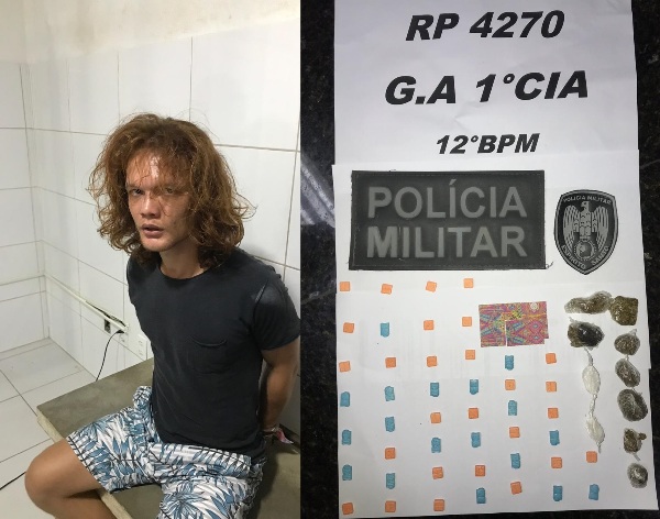 Haxixe, êxtase, LSD, maconha e cocaína apreendidos no Juparanã