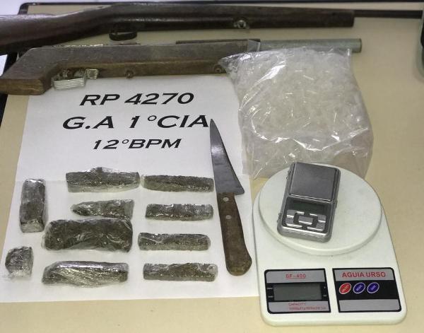 Carioca é denunciado e Sombra apreende droga em Bebedouro