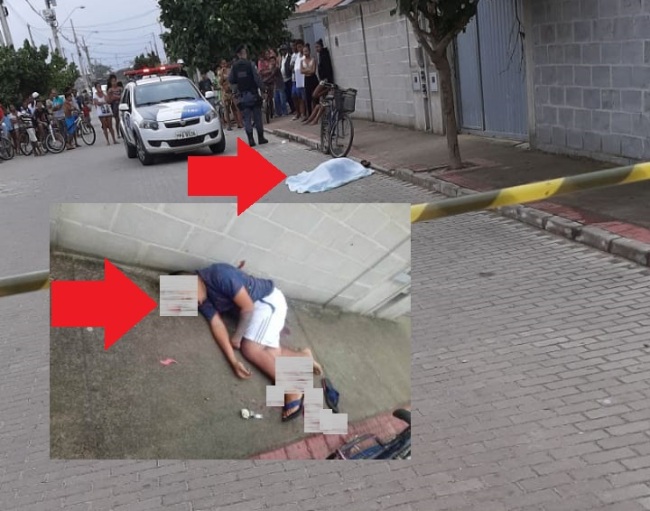 Detalhes: Mulher identifica jovem assassinado. Corpo foi mexido antes da PM chegar, diz morador