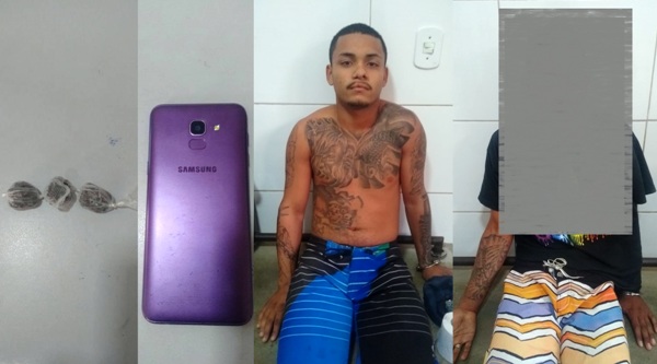 Celular roubado era usado como disk maconha em pracinha do Movelar