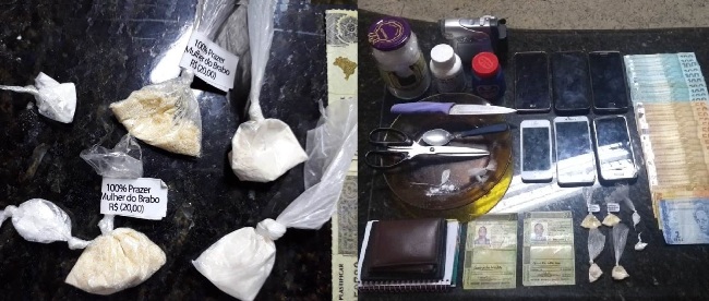 Droga com preço e até logomarca é apreendida em Sooretama