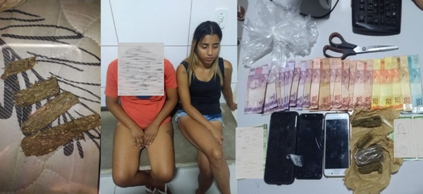 Denunciadas vendiam pedaços de maconha por R$ 25 no Nova Esperança