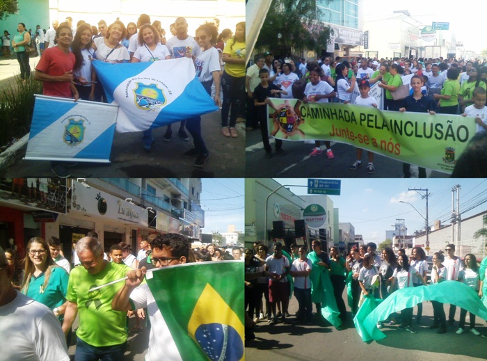 Caminhada movimenta manhã de sexta no Centro de Linhares. Prefeito participa