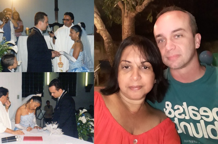 Parabéns! A alegria de Jean e Eliane nas Bodas de Turquesa
