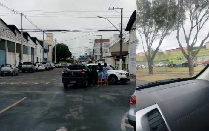 Engavetamento na lateral da BR-101 e colisão em cruzamento no Conceição